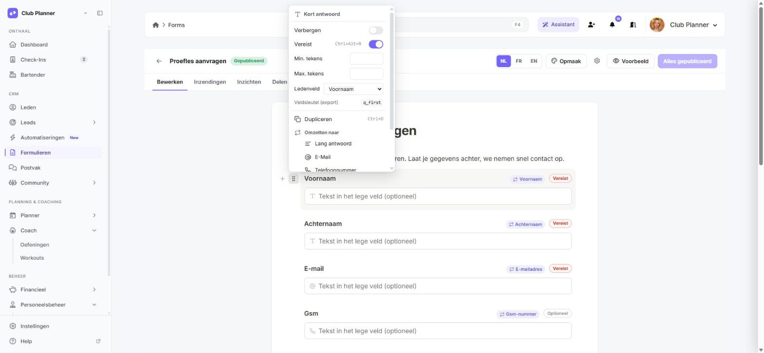 Blokmenu